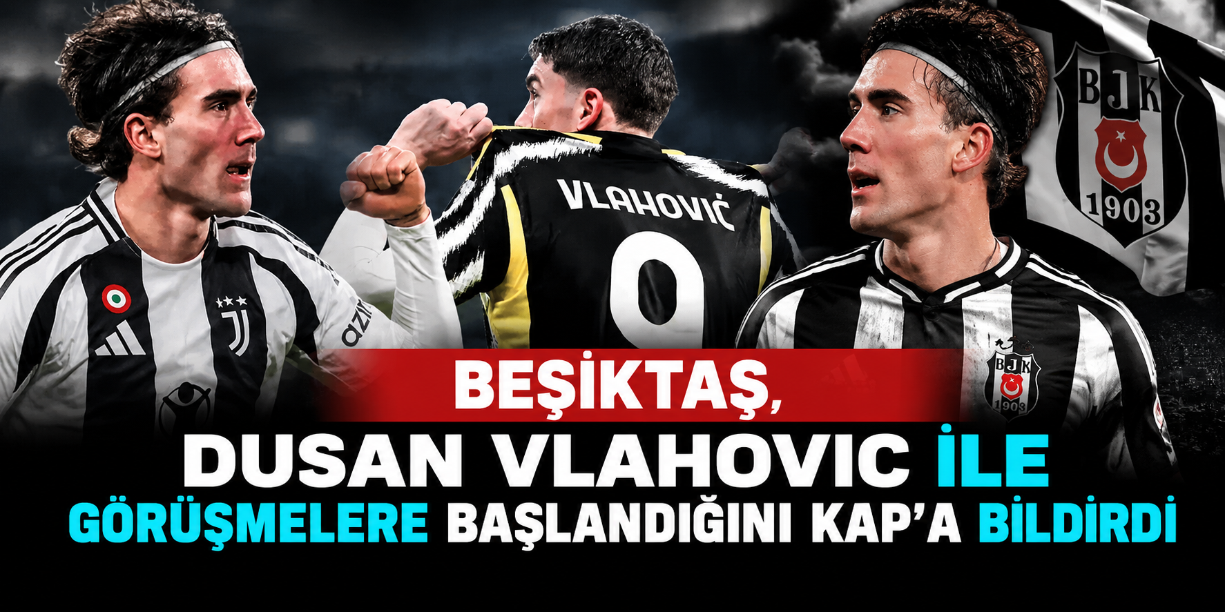 Beşiktaş Transferde Bombayı Patlattı! Dünyaca Ünlü Golcü Dušan Vlahović İçin KAP Bildirimi Geldi