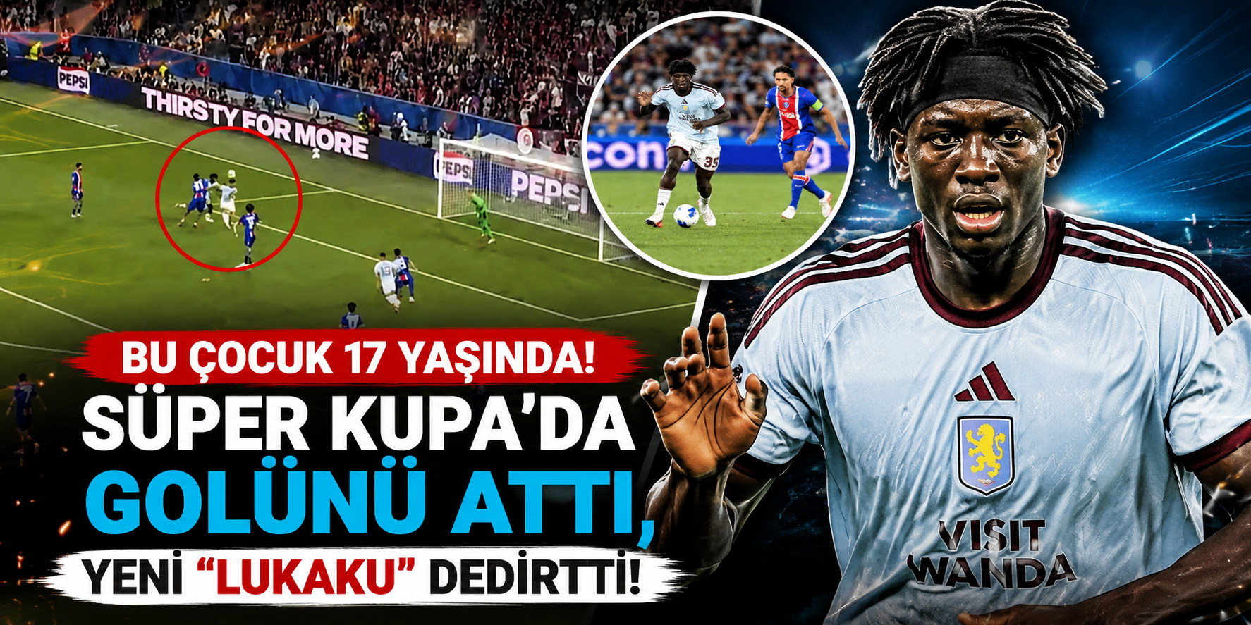 Henüz 17 Yaşında Ama Herkes Onu Konuşuyor! Brian Djomeni Madjo’dan PSG’ye Süper Kupa Golü