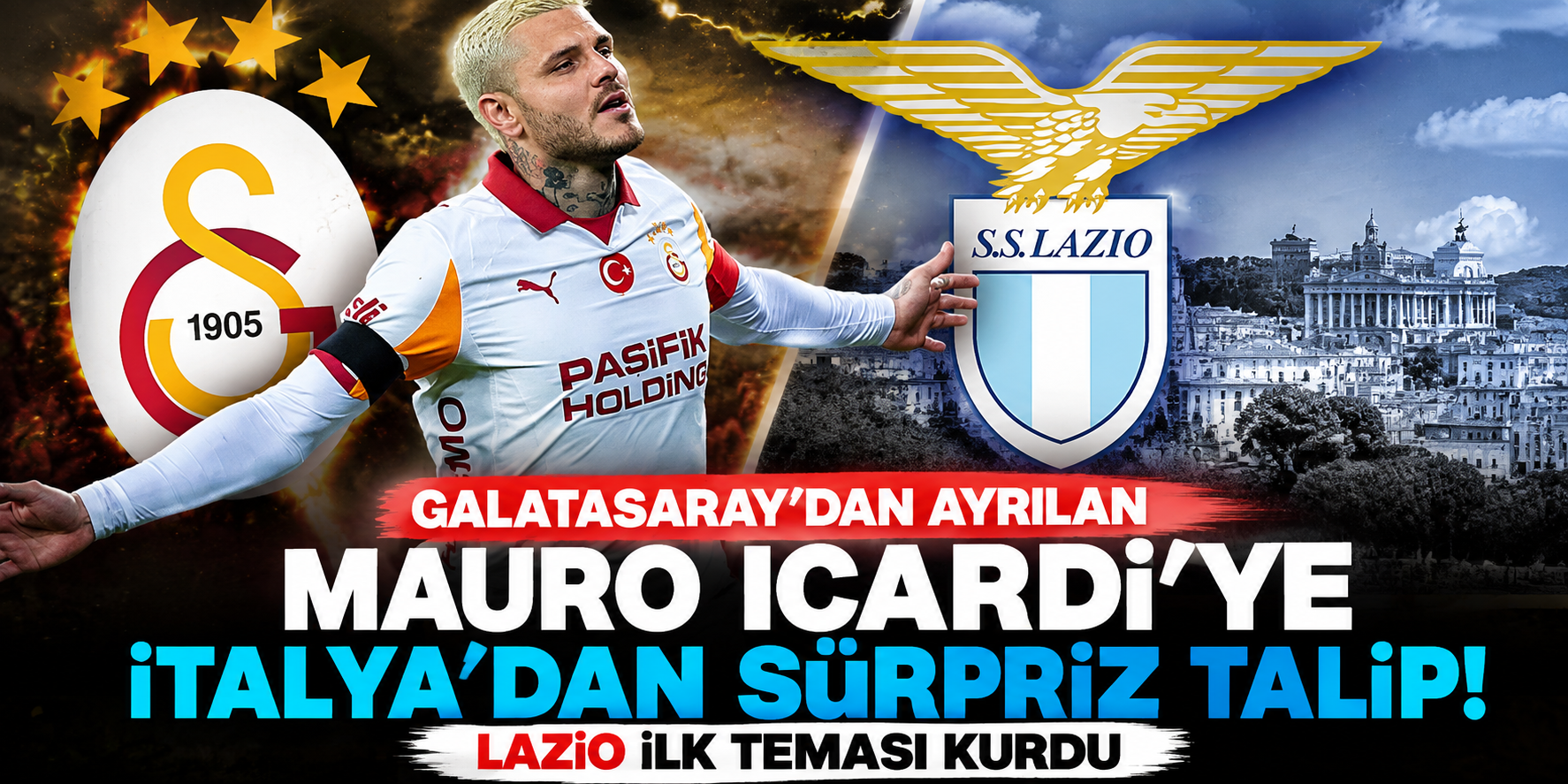 Icardi’ye Serie A’dan Teklif Sürprizi! Lazio Harekete Geçti, Transferde İki Kritik Engel Var