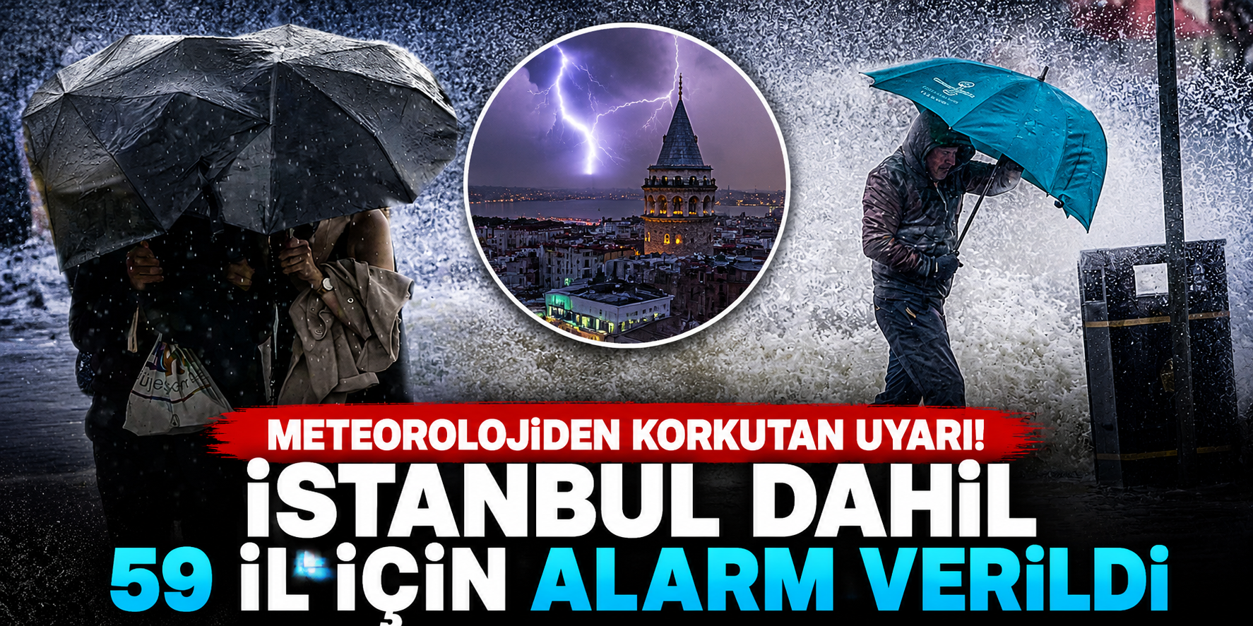 Türkiye'de Hava Bir Anda Değişiyor! Meteoroloji Saat Verdi, Kuvvetli Rüzgâr ve Sağanak Geliyor