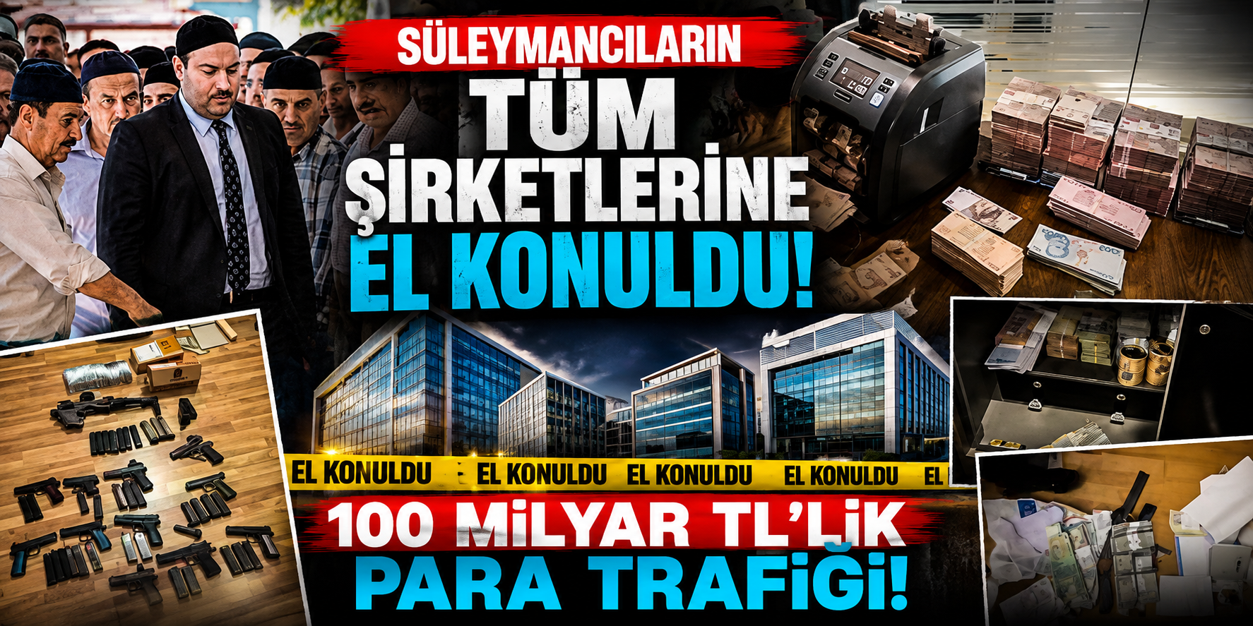 Alihan Kuriş Operasyonunda 100 Milyar TL'lik Para Trafiği: Şirketlere ve Mal Varlıklarına El Konuldu