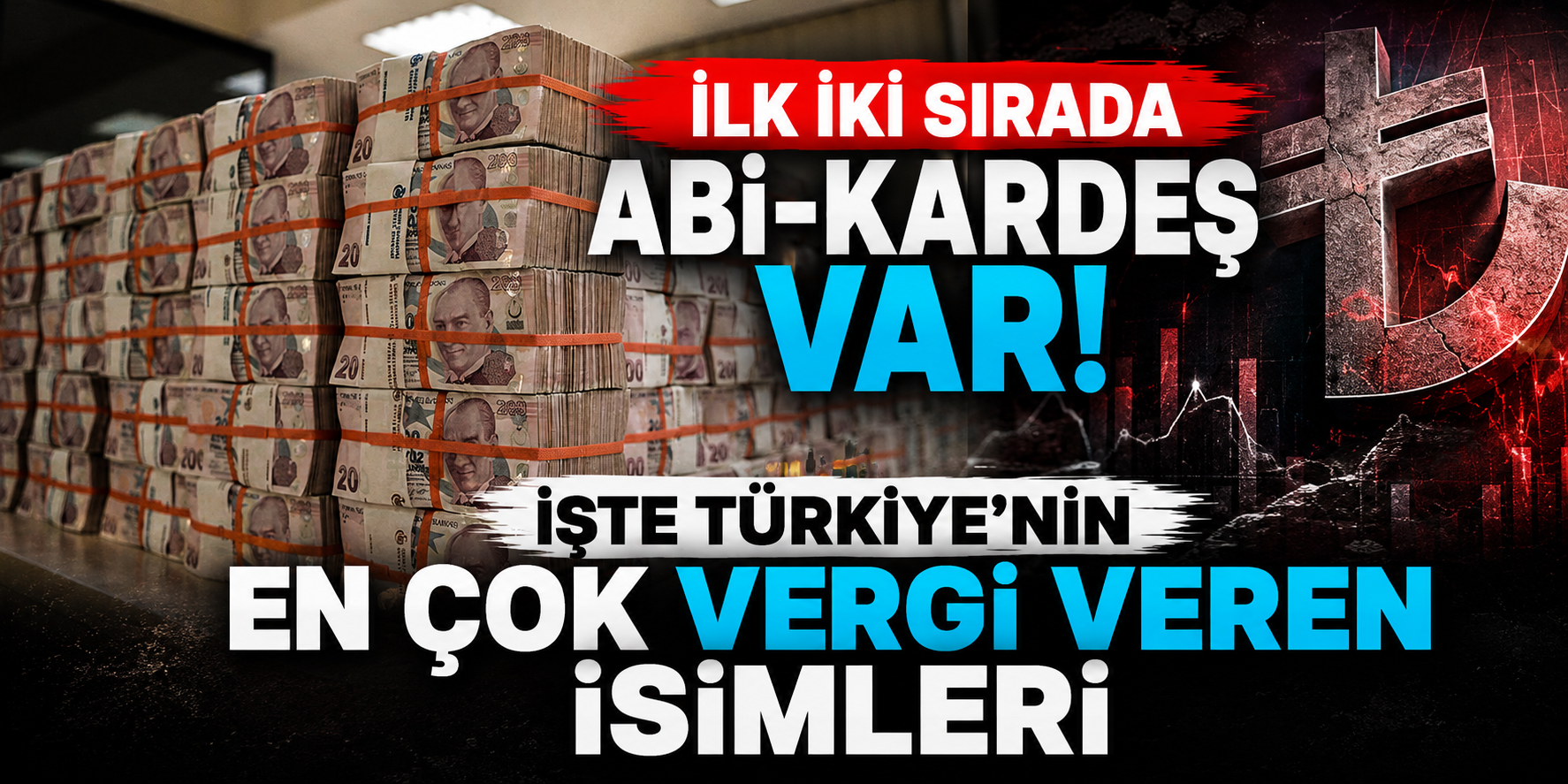 Türkiye'nin Vergi Rekortmenleri Açıklandı! İlk İki Sıradaki İsimler Dikkat Çekti