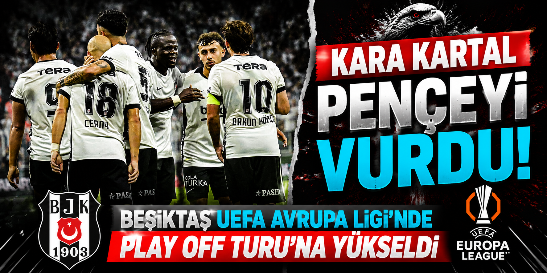 Beşiktaş Avrupa’da Hata Yapmadı: Cerny Attı, Siyah-Beyazlılar Play-Off Biletini Kaptı