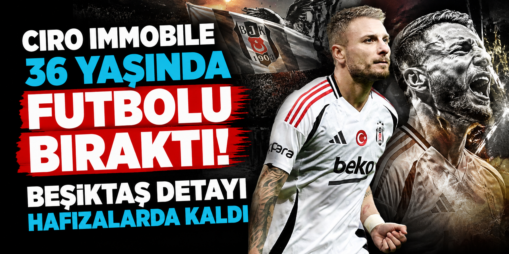 Beşiktaş'ın Eski Golcüsü Ciro Immobile Kariyerini Noktaladı! İşte Unutulmaz Rakamları