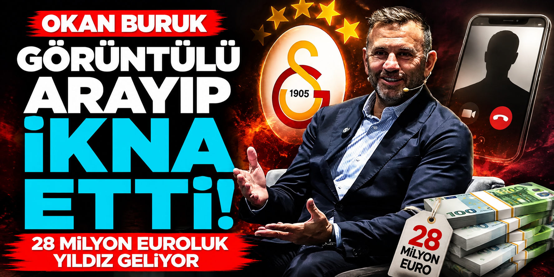 Okan Buruk Telefonu Eline Aldı, Transferin Seyri Değişti! 28 Milyon Euroluk Yıldız Galatasaray’ı Seçti