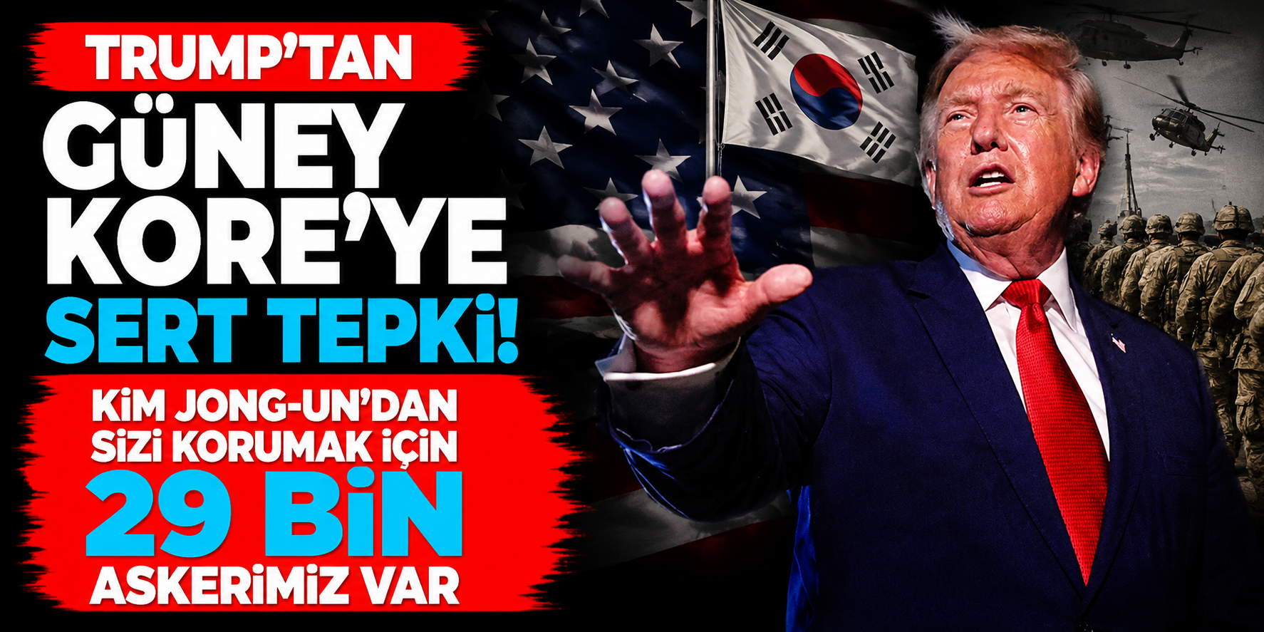 Trump’tan Seul’e Beklenmedik Çıkış! İran İçin Destek Alamayınca 29 Bin Amerikan Askerini Hatırlattı