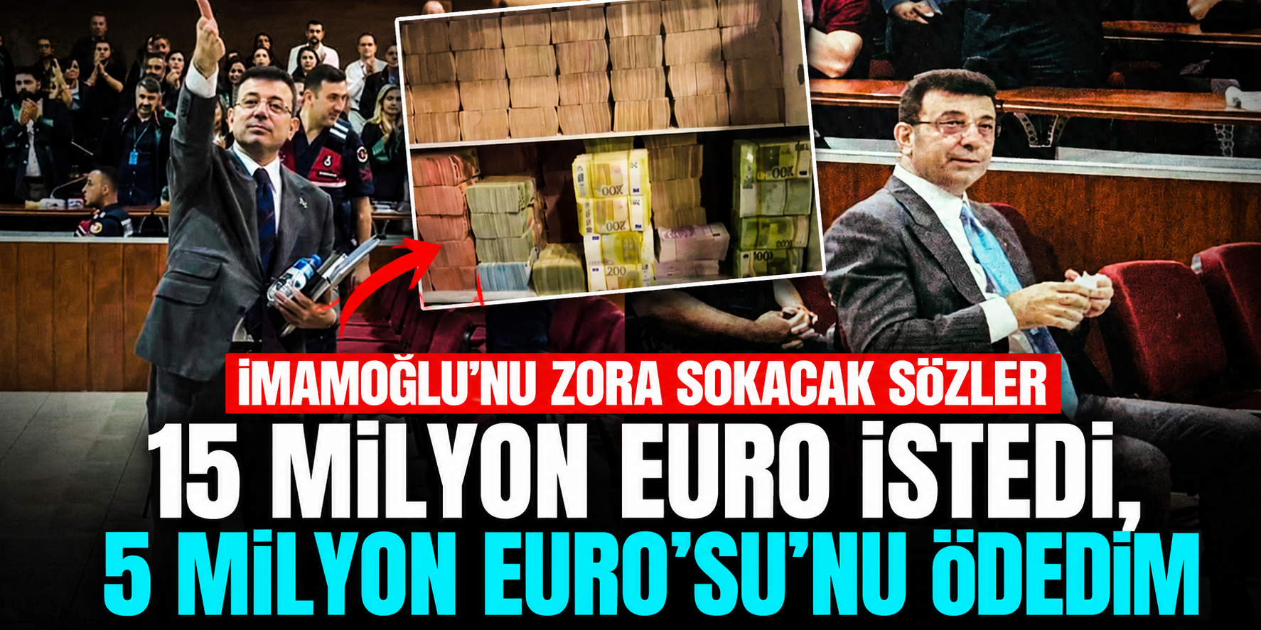 Muhittin Böcek Savcılıkta Yeni İddialar Ortaya Attı: 100 TL'lik Banknot ve 5 Milyon Euro Detayı