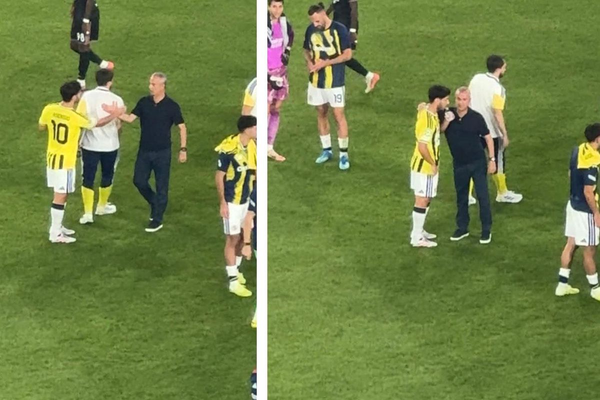 Fenerbahçe'de Maç Sonu Asensio Sürprizi! İsmail Kartal ile Saha Ortasındaki Görüşme Kamerada