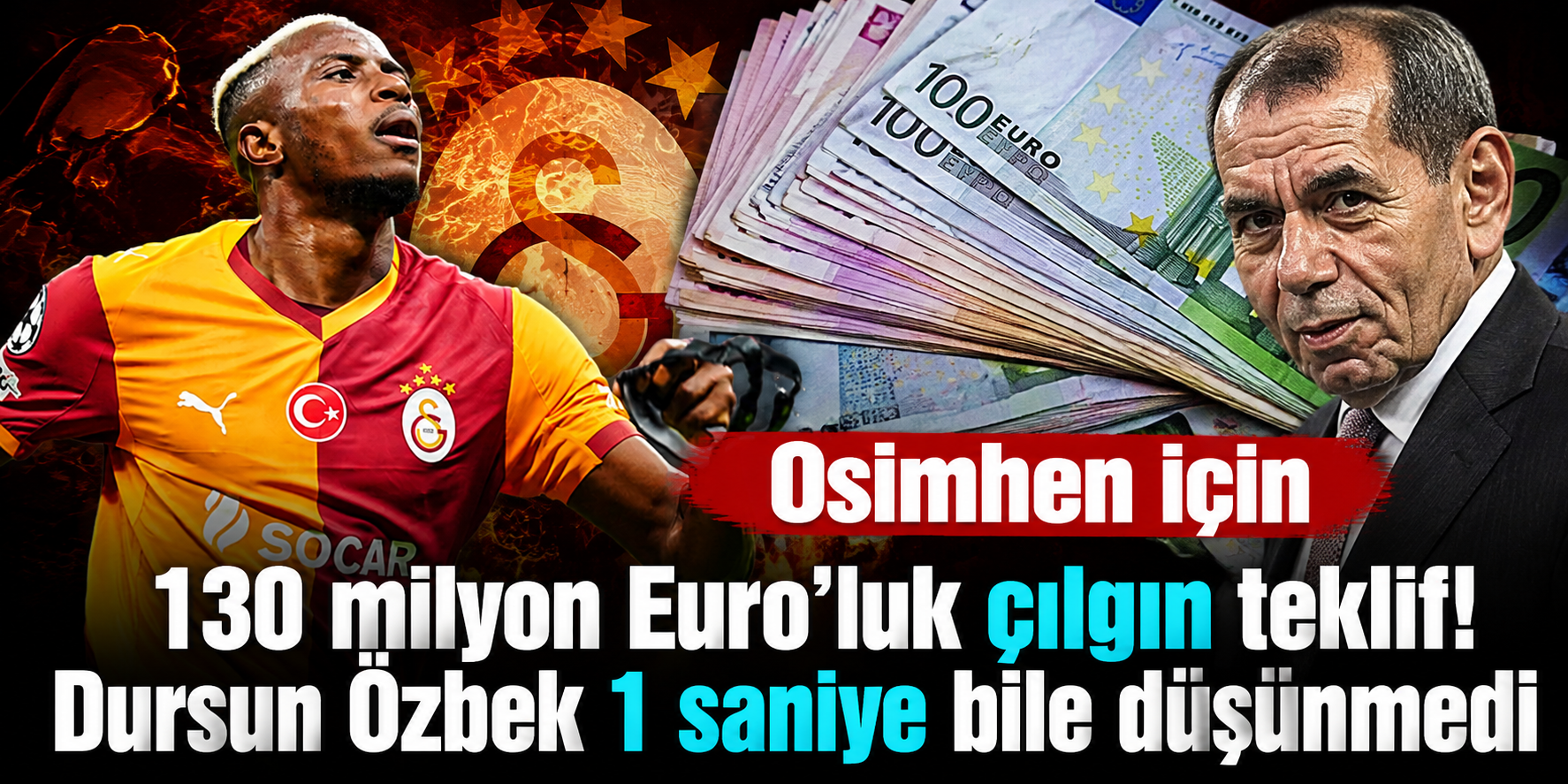 130 milyon Euro bile yetmedi! Galatasaray'dan Victor Osimhen için dikkat çeken karar