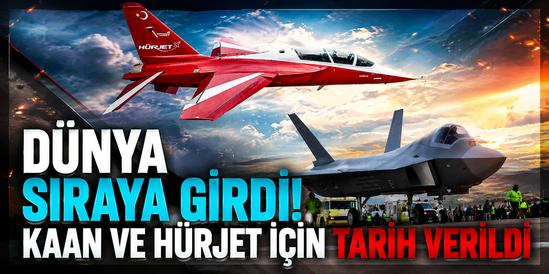 TUSAŞ'tan KAAN ve HÜRJET Müjdesi! 9 Uçaklık Test Filosu ve Yeni İhracat Görüşmeleri