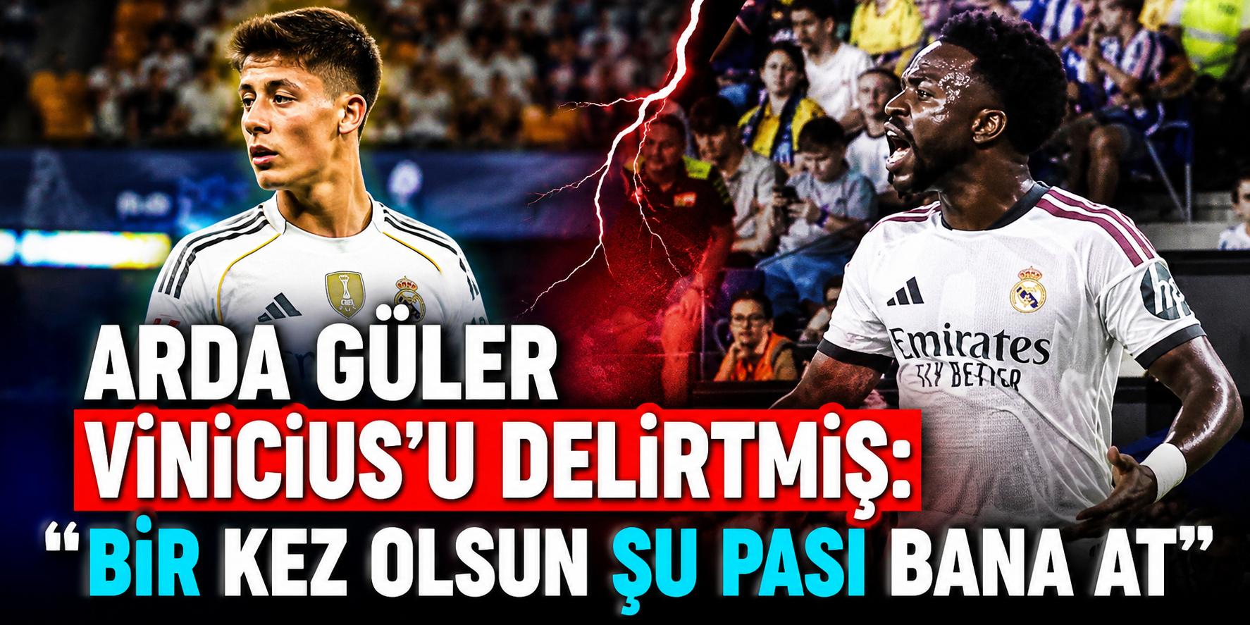 Arda Güler'in O Tercihi Vinicius'u Kızdırdı! Brezilyalı Yıldızın Tepkisi Kameralara Yansıdı
