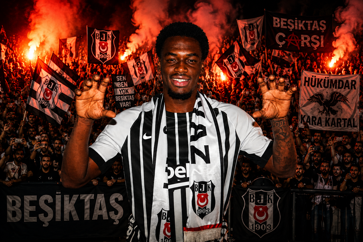 Beşiktaş'ın Yeni Transferi Ernest Poku İstanbul'a Geldi! Siyah-Beyazlı Taraftarlara İlk Mesajı Heyecan Yarattı