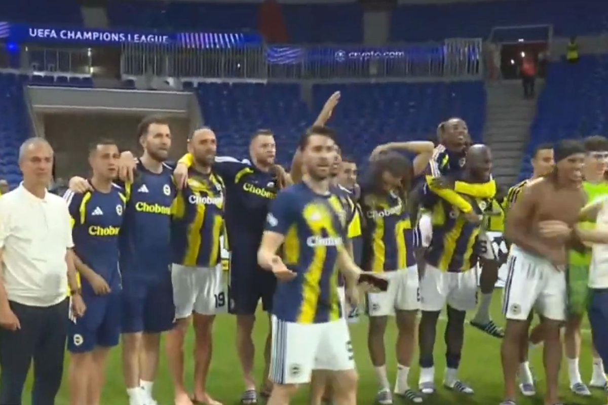 Fenerbahçe'nin Lyon Zaferi Sonrası Nene ile Lukaku'nun Kutlaması Çok Konuşuldu