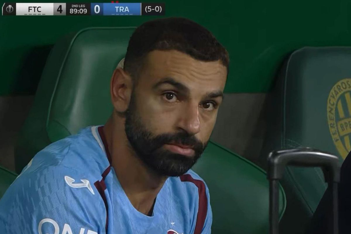 Trabzonspor 4-0 Gerideyken Kamera Salah'a Döndü! Yüz İfadesini Görenler Aynı Soruyu Sordu