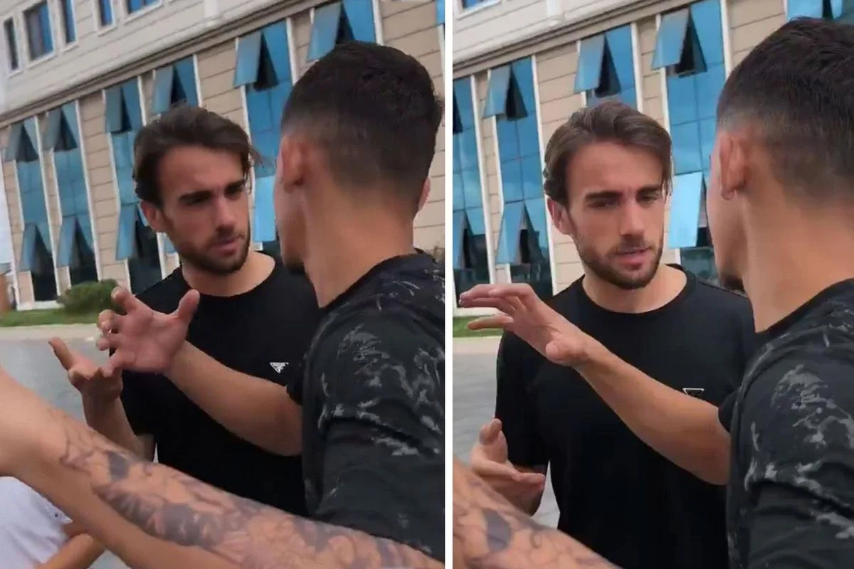 Fotoğraf çekilirken bir anda yüzü değişti: Yunus Akgün'den Beşiktaşlı taraftara “O ne oğlum?” tepkisi