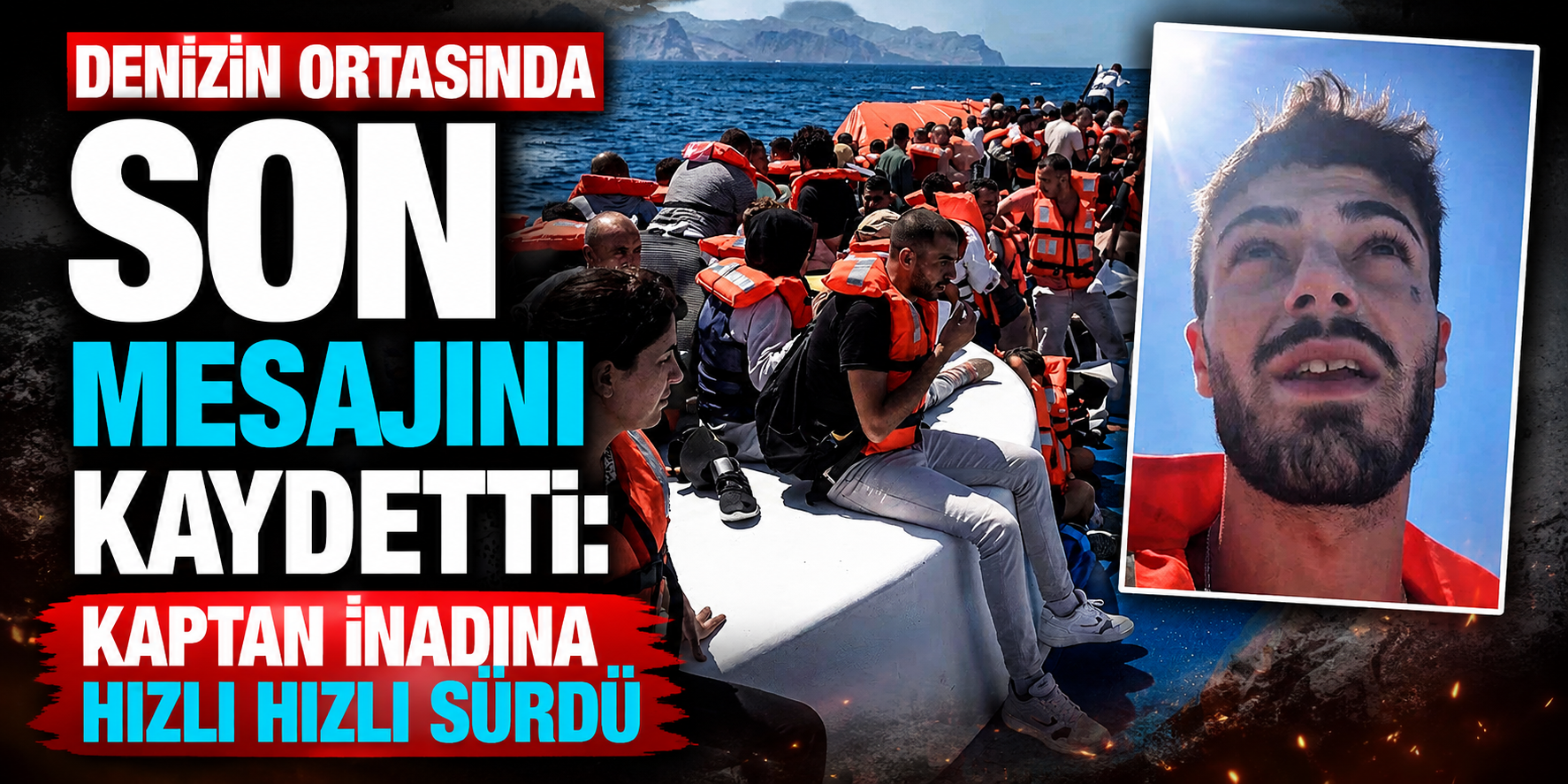 Denizin Ortasında Kameraya Konuştu! Girne'deki Kazadan Kurtarılan Yolcunun “Hakkınızı Helal Edin” Sözleri Dikkat Çekti