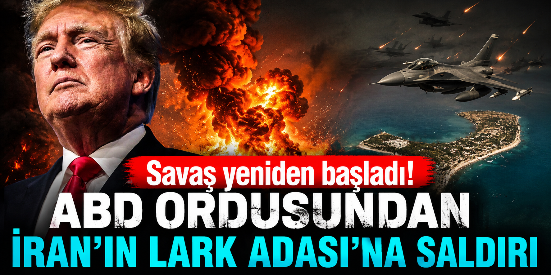 ABD-İran Hattında Askerî Sessizlik Bozuldu! Lark Adası Vuruldu, Tahran'dan Füze Misillemesi Geldi