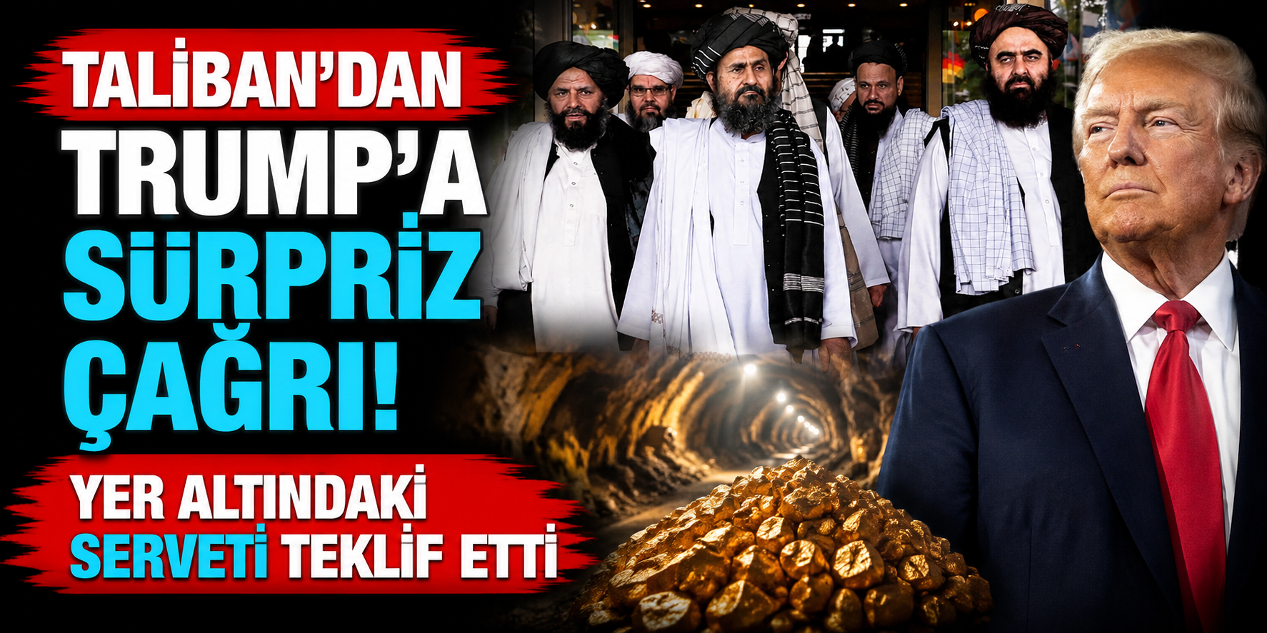 Taliban'dan Trump'a 1 Trilyon Dolarlık Maden Çağrısı: ABD'li Şirketlere Kapıyı Açmaya Hazır