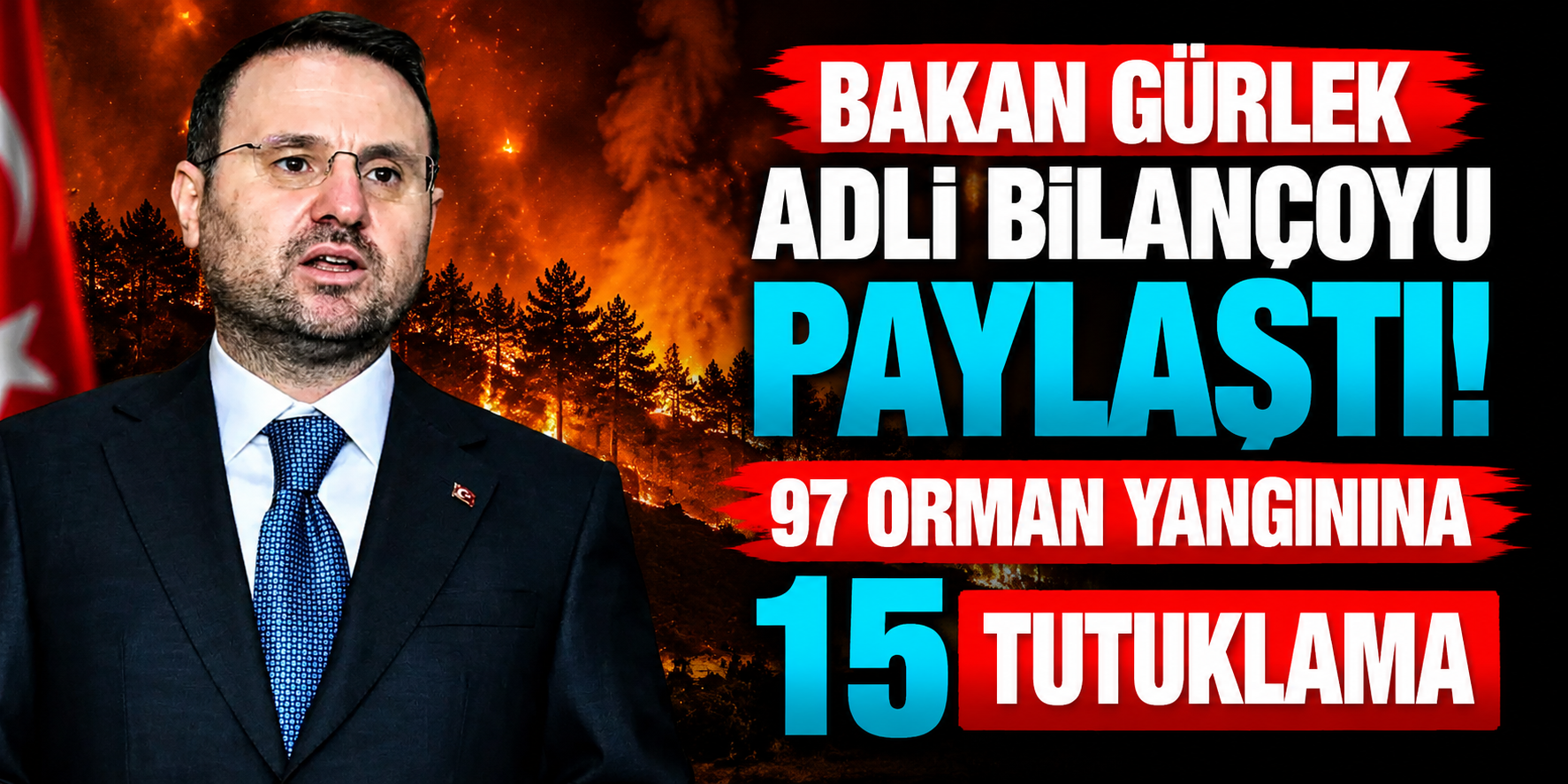 Orman Yangınlarıyla İlgili Soruşturmalarda Yeni Bilanço: 69 Şüpheliden 15'i Tutuklandı