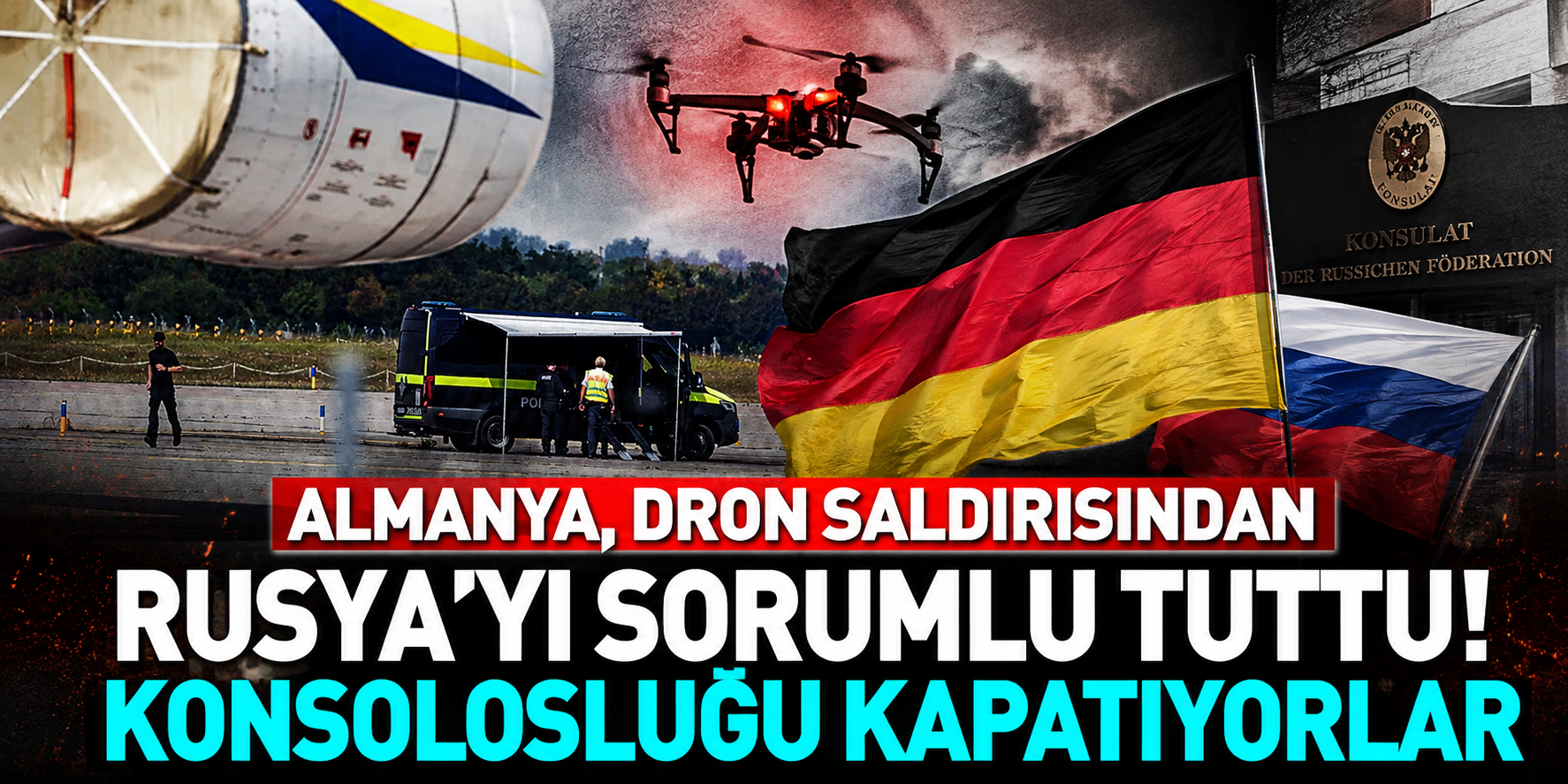Avrupa'da İHA Krizi Büyüyor! Almanya Rusya'yı Suçladı, NATO ve AB Devreye Girdi