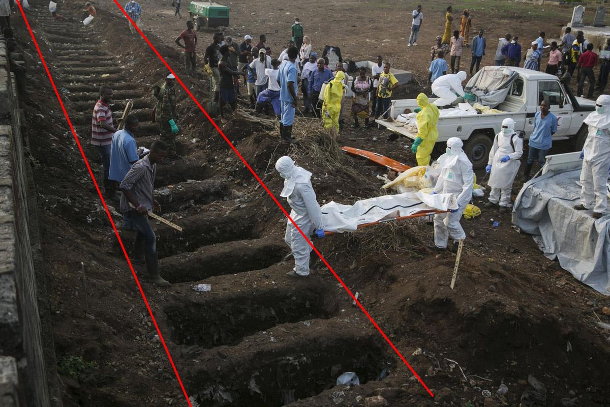 Ebola Salgınında Korkutan Bilanço! 3 Bin 7 Kişi Öldü, Yüzlerce Mezar Yan Yana Kazıldı