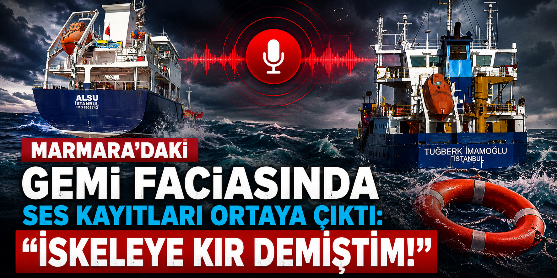 Silivri Açıklarında Gemi Faciası! 10 Kişi Kayıp, Kaptanın Son Sözleri Ortaya Çıktı