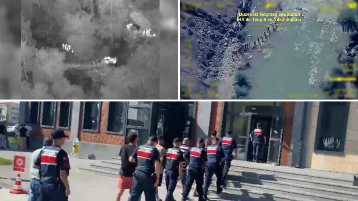 18 İlde İHA Destekli Dev Operasyon: Havadan Takip Edildiler, Karada Yakalandılar
