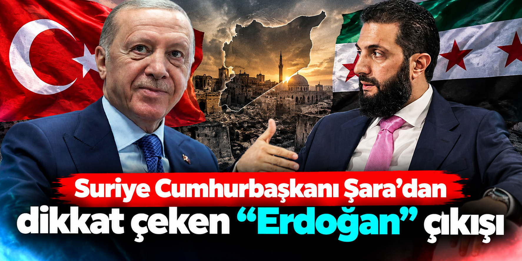 Suriye Cumhurbaşkanı Ahmed Şara’dan Erdoğan Mesajı: Yaptırımlar Kalktı, “Önümüz Açıldı” Dedi