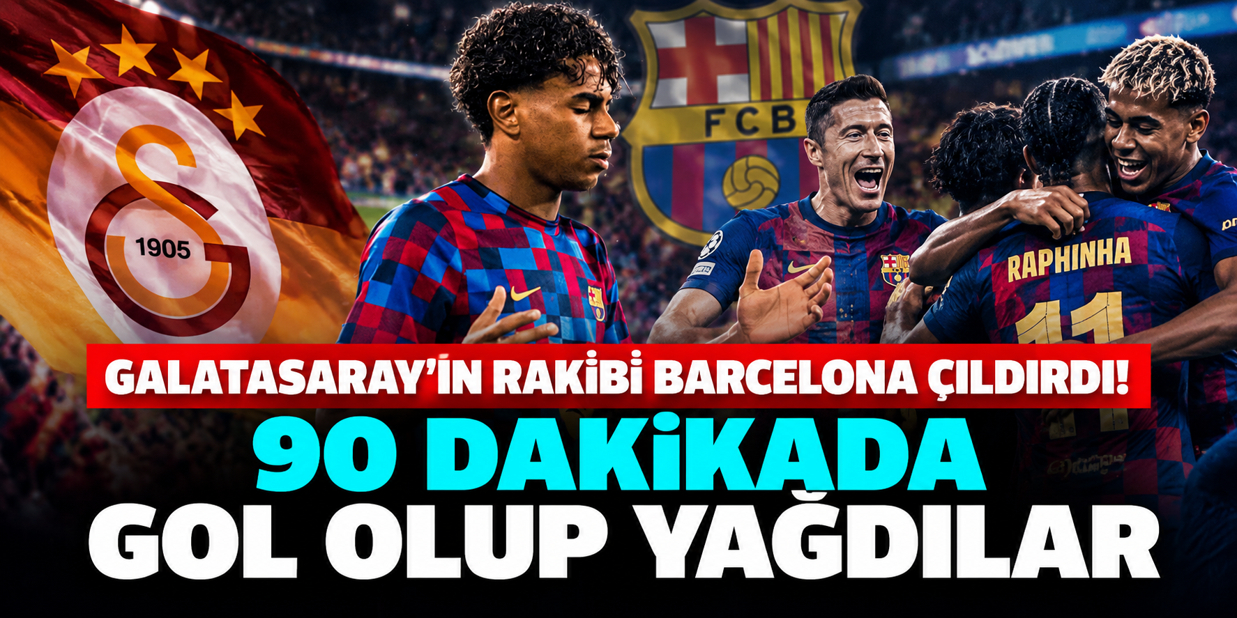 Barcelona’dan Galatasaray Maçı Öncesi Gözdağı: Camp Nou’da Tam 9 Gollü Çılgın Maç