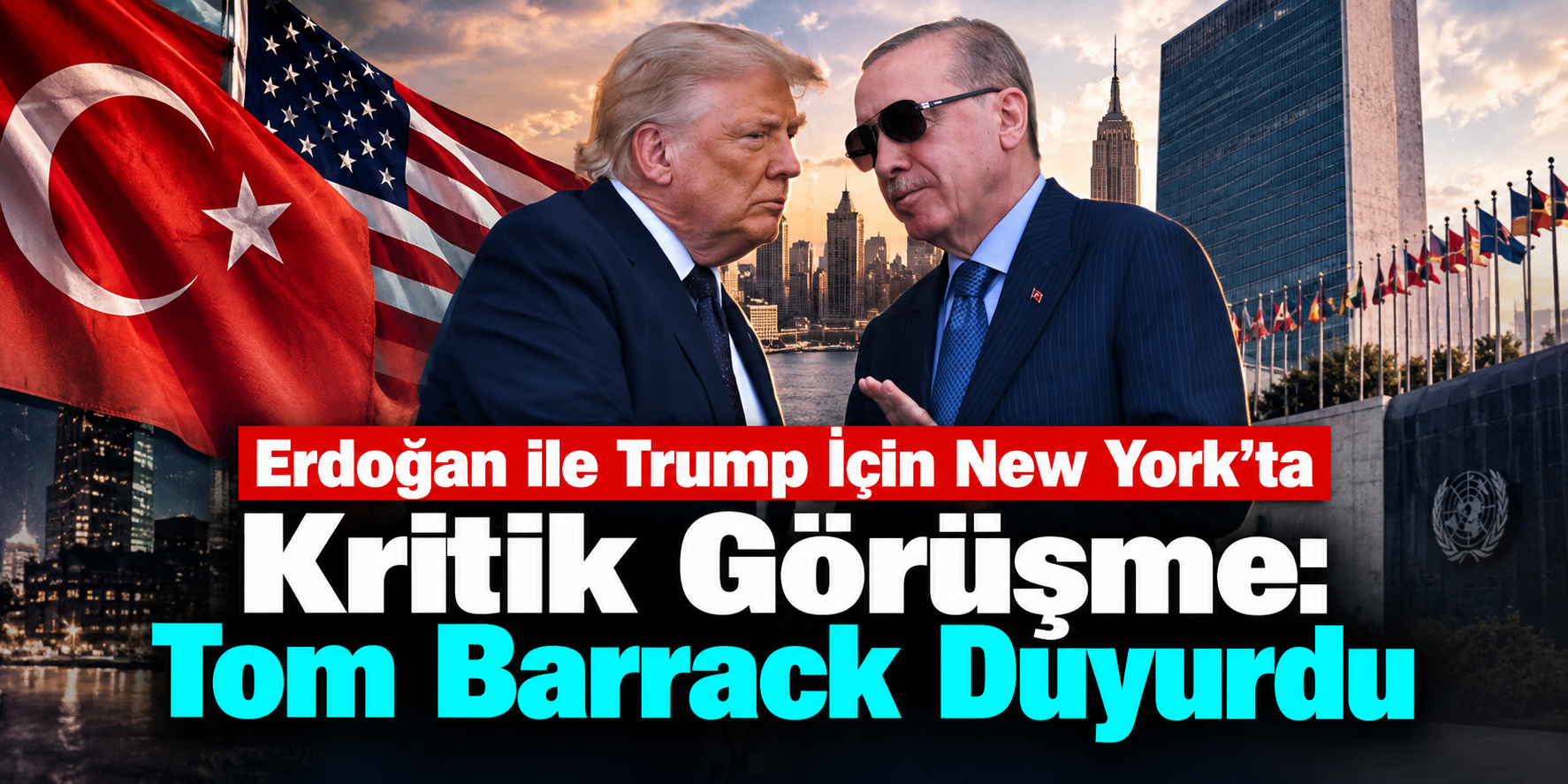 Erdoğan ile Trump İçin New York’ta Kritik Görüşme: Tom Barrack Duyurdu