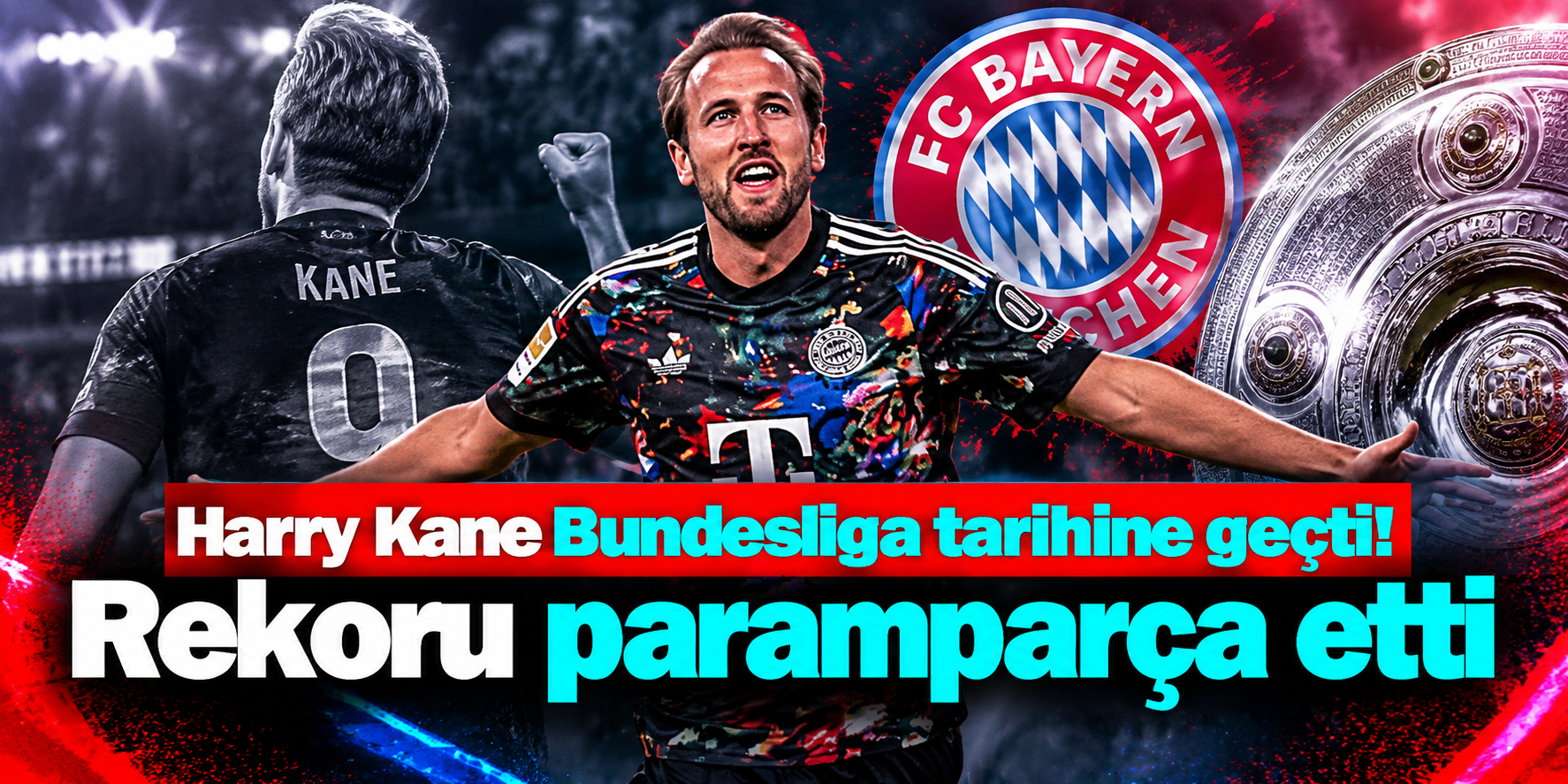 Harry Kane’den Bundesliga’da İnanılmaz Rekor: Dieter Müller’in 129 Maçlık Zirvesini Yıktı