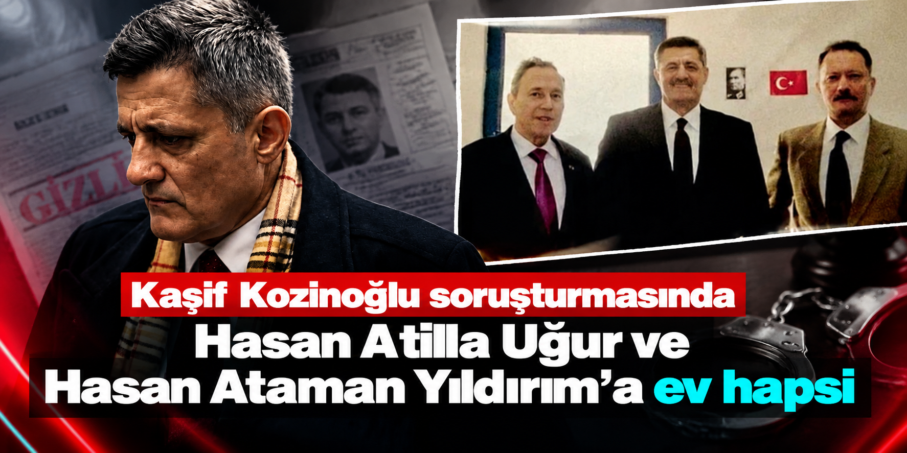 Kaşif Kozinoğlu Soruşturmasında Yeni Gelişme: İki İsme Ev Hapsi, İki İsme Tutuklama Talebi