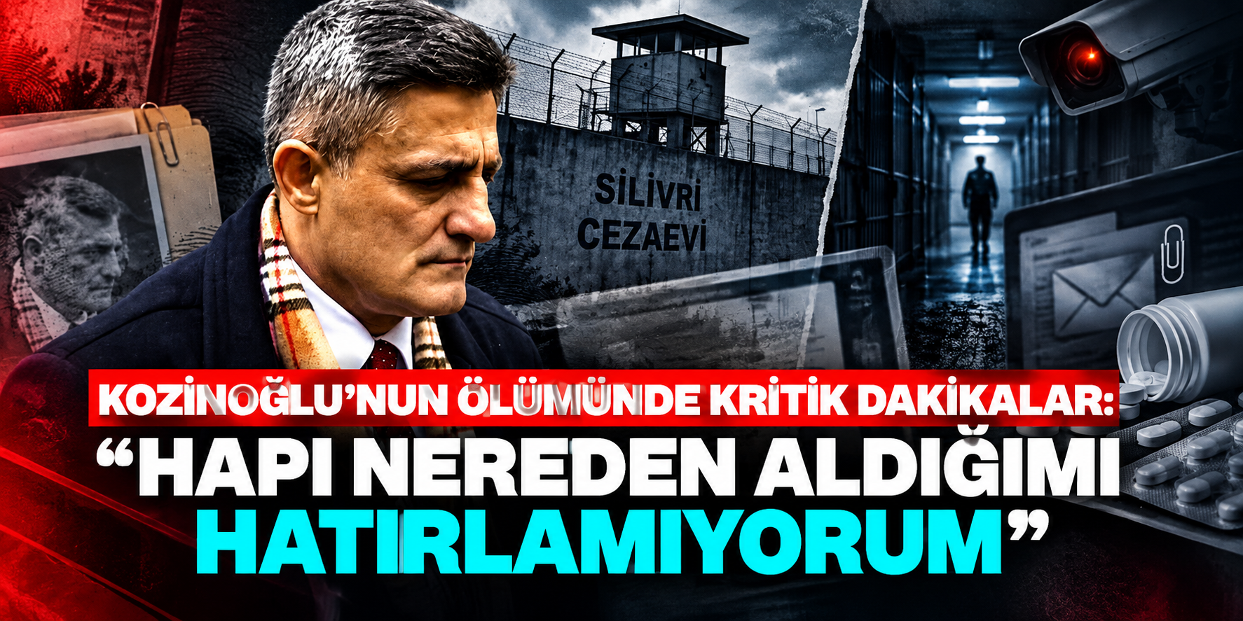 KOZİNOĞLU’NUN ÖLÜMÜNDE KRİTİK DAKİKALAR: HAPI NEREDEN ALDIĞIMI HATIRLAMIYORUM