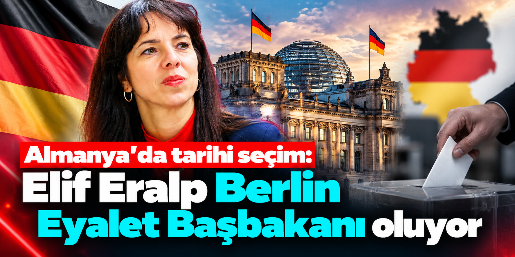 Berlin’de Sandıktan Sol Parti Önde Çıktı: Gözler Türk Kökenli Aday Elif Eralp’e Çevrildi