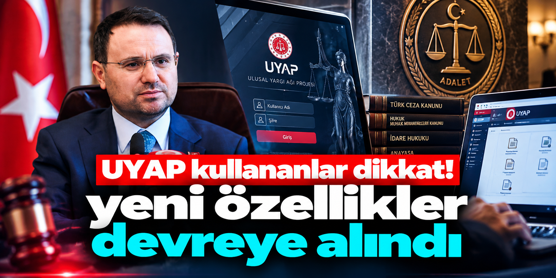 UYAP Kullananlar Dikkat! Yeni Özellikler Devreye Alındı, İşlemler Artık Daha Pratik