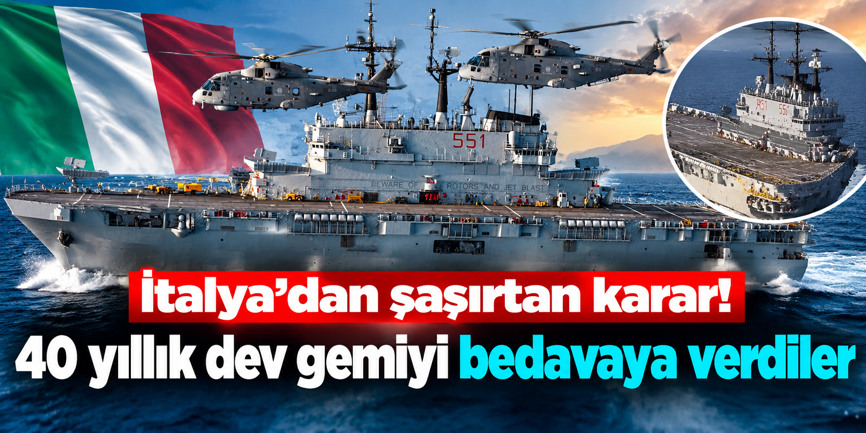 Endonezya Tarihinde Bir İlk! İtalya’nın Bedelsiz Devrettiği Uçak Gemisi 20 Yıl Daha Kullanılabilir