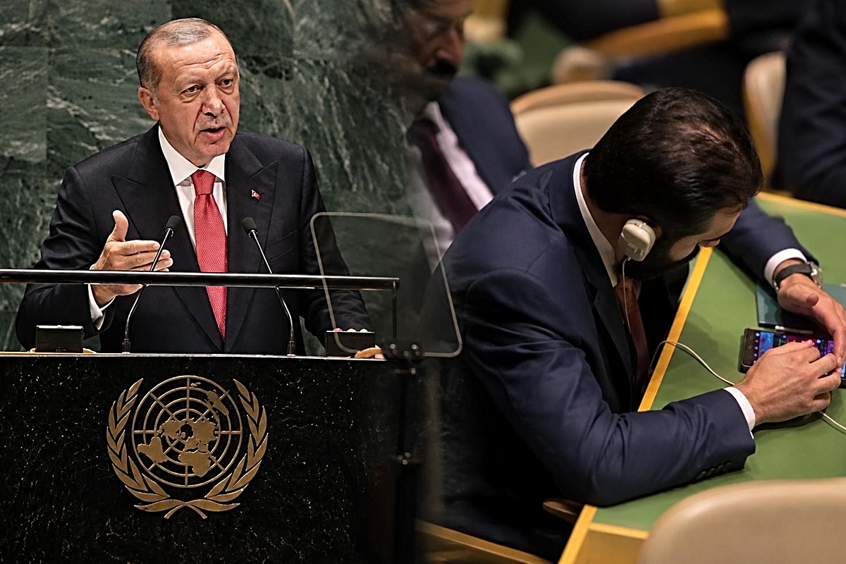Erdoğan BM Kürsüsündeyken Ahmed Şara’nın O Anları Dikkat Çekti! Telefonuyla İlgilendi