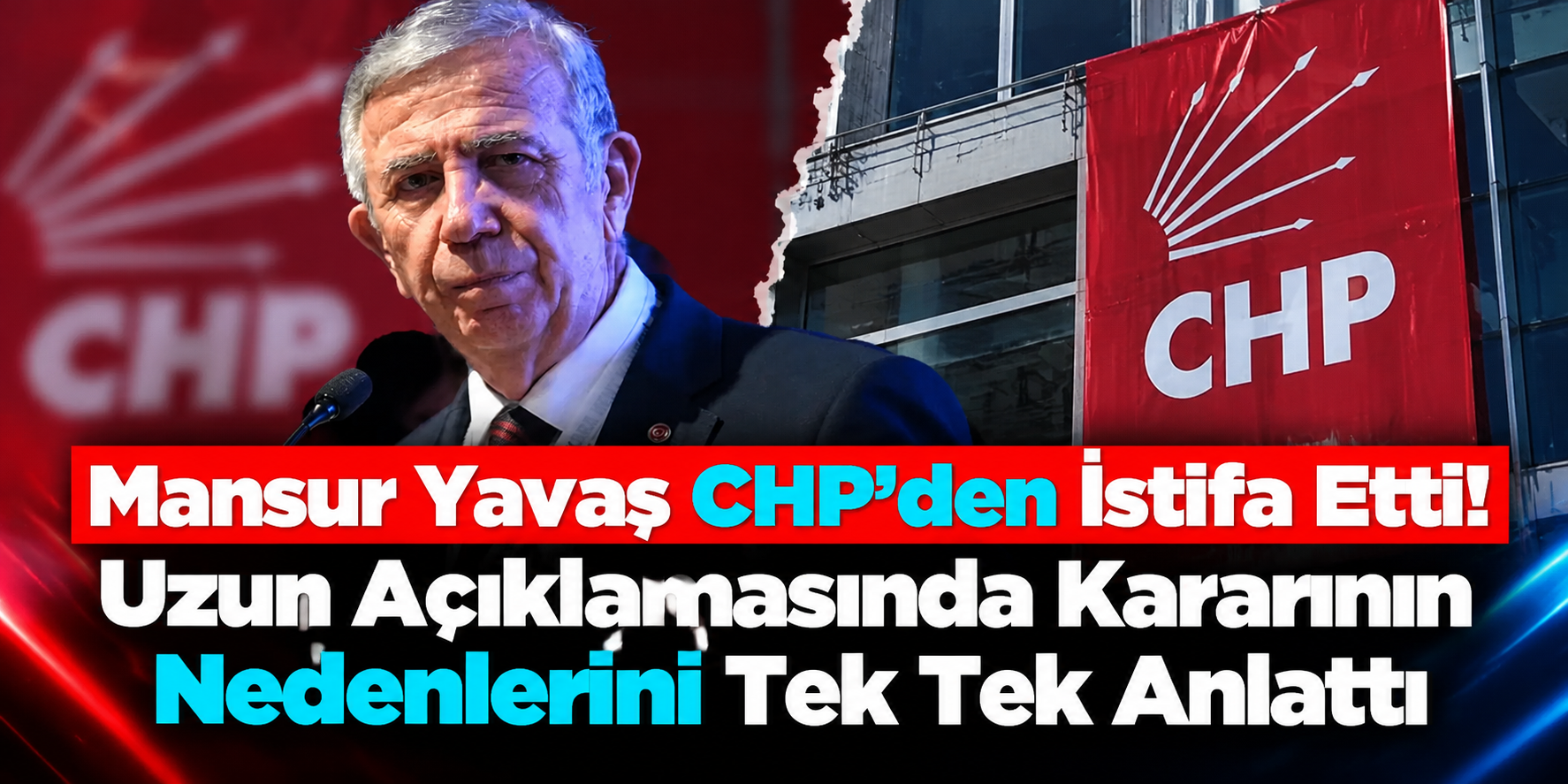 Mansur Yavaş CHP’den İstifa Etti! Uzun Açıklamasında Kararının Nedenlerini Tek Tek Anlattı