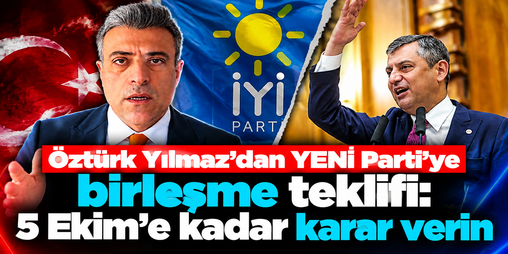 Öztürk Yılmaz’dan Dikkat Çeken Teklif: “Birleşelim, Üç Sorunu Birden Çözelim”