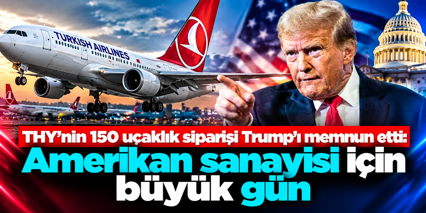THY’nin Tarihi Boeing Siparişi Trump’ı Memnun Etti: 100 Uçak Kesin, 50 Uçak Opsiyonlu
