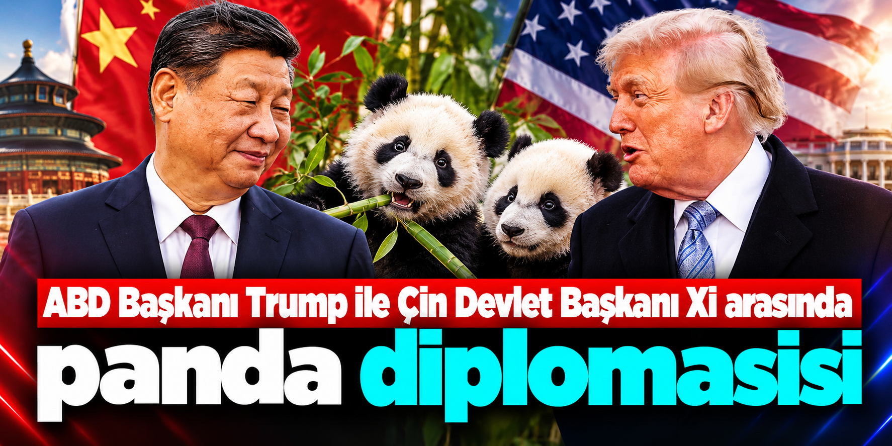 ABD-Çin Görüşmesine Ping Ping ve Fu Shuang Damga Vurdu: Yeni Yuvaları Atlanta Olacak