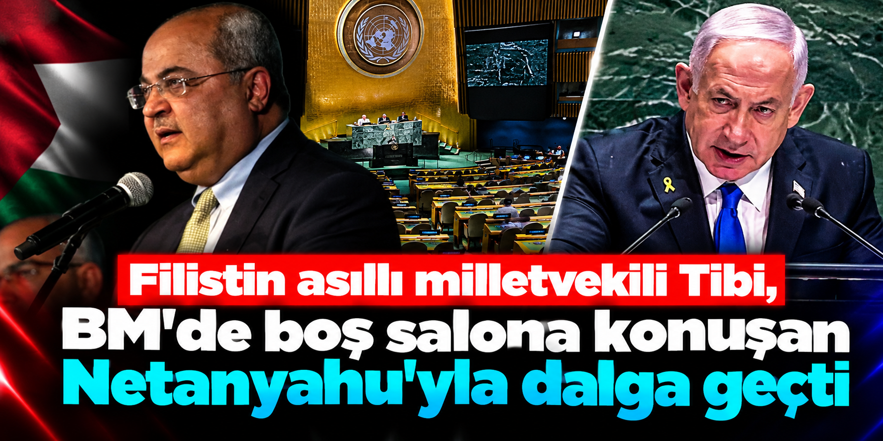 Netanyahu Konuşurken Delegeler Ayrıldı, Ahmet Tibi’den İmalı Paylaşım Geldi: “Salondan Gönüllü Göç”