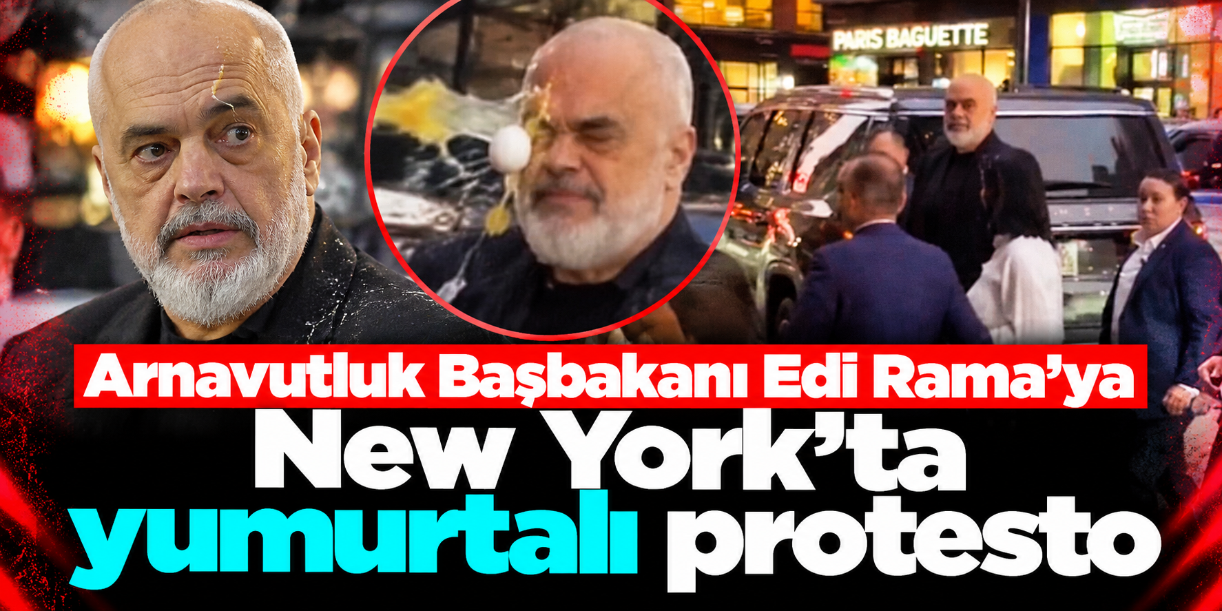 New York’ta Edi Rama’ya Yumurtalı Protesto: Arnavutluk Başbakanından “Histerik Tavuklar” Yanıtı