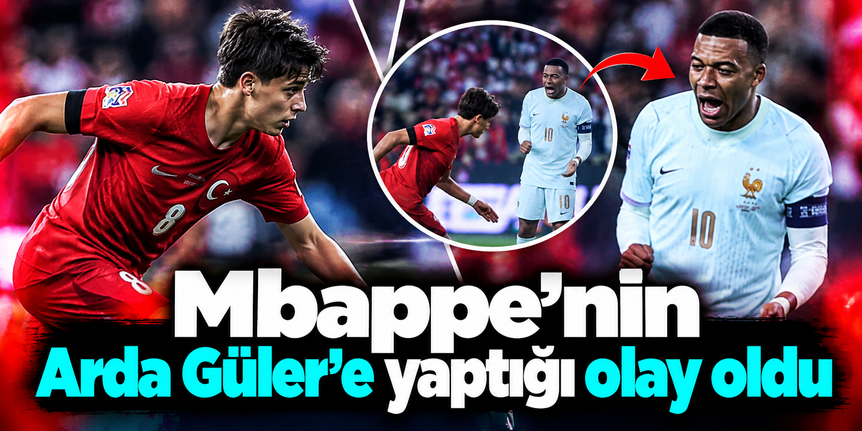 Arda Güler Serbest Vuruş İçin Hazırlandı, Mbappe’nin Yaptığı Hareket Kameraya Yansıdı