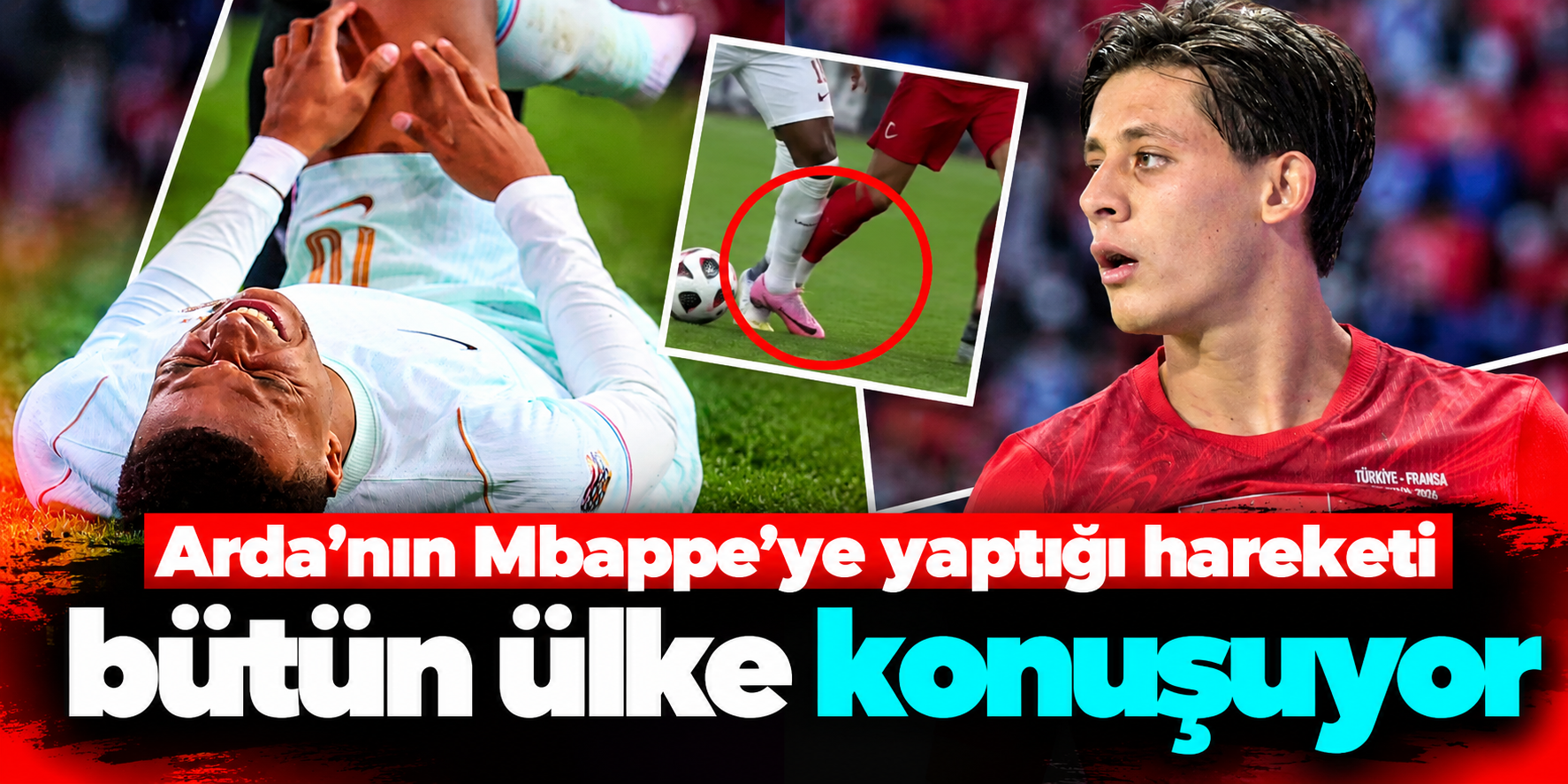 Mbappe Yerde Kalınca İlk Yanına Gidenlerden Biri Arda Güler Oldu: İspanyol Basını O Anları Yazdı