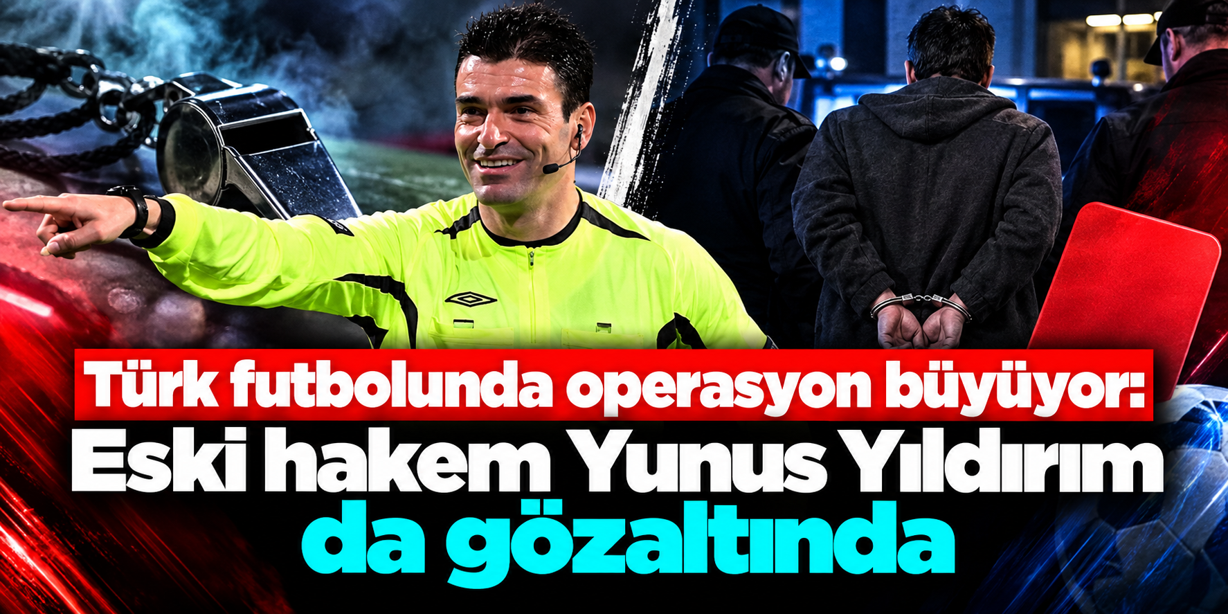 Hakemler Dosyası’nda sürpriz isim: Yunus Yıldırım gözaltına alındı