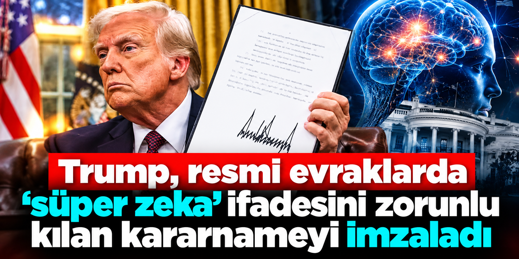 Trump’tan dünyayı şaşırtan karar: “Yapay zeka” ifadesi resmi belgelerden çıkıyor