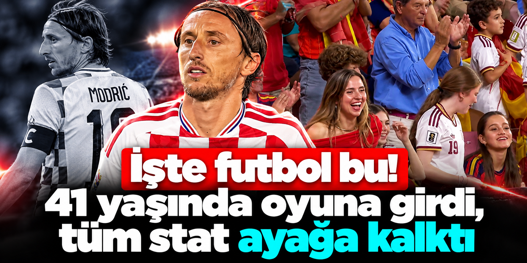 Rakip takımın efsanesiydi ama fark etmedi: Modric girince stat alkışa boğuldu