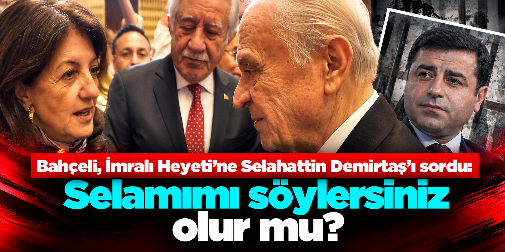 Meclis resepsiyonunda dikkat çeken diyalog: Bahçeli, Demirtaş’ı sordu