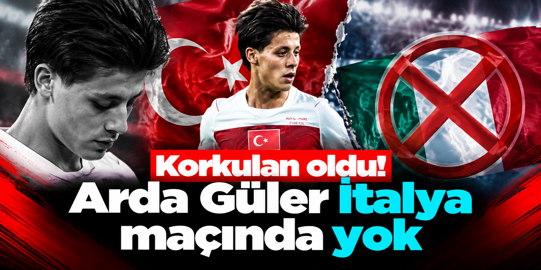 90+2’de gelen kart pahalıya patladı: Arda Güler İtalya maçını kaçıracak